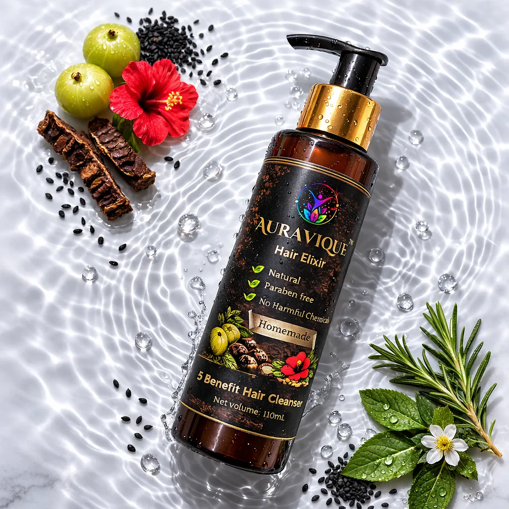 Auravique Hair Elixir Shampoo