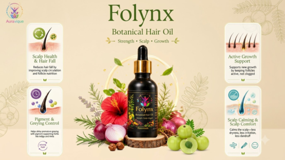 Folynx Botanical Hair Oil – Natural Care for Stronger, Healthier Hair